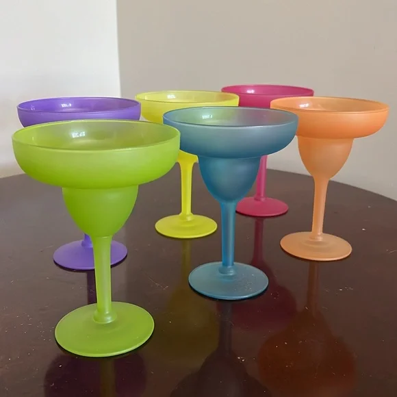 Libbey Multicolor6 Margarita Glasses - Picture 6 of 16